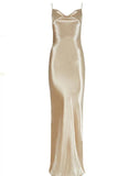Emily Metallic Maxi Dress - Gold -- Bellabarnett